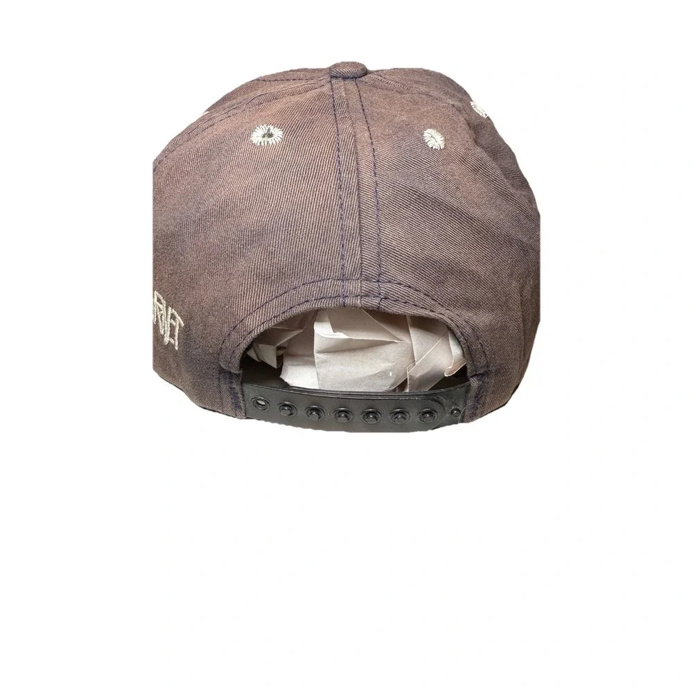 Vintage Arnet Ski Company Promo Baseball Hat Made USA Distressed Brown Cap